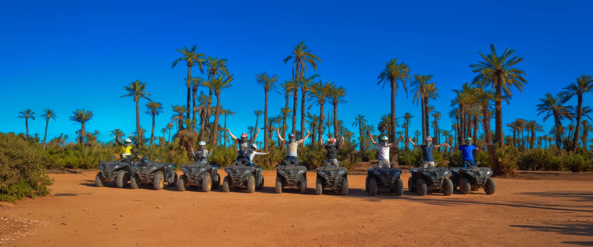 Quad en el Palmeral de Marrakech